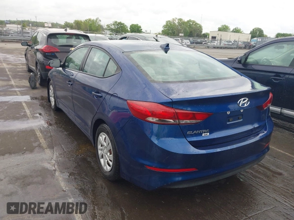 2017 Hyundai Elantra SE with VIN 5NPD74LF9HH179562, listed as a IAAI auction lot 41965114 with 102,984 mi miles and . Bid and sale history available at DreamBid. Image 3.
