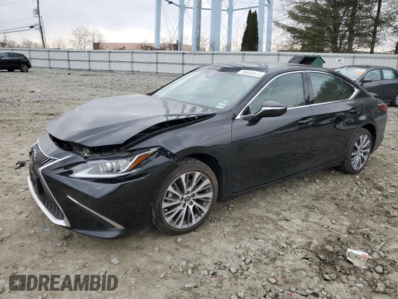2021 Lexus ES with VIN 58ADZ1B16MU088073, listed as a Copart auction lot 46820675 with 29,598 mi miles and Salvage Title. Bid and sale history available at carsss.com. Image 1.