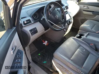 2014 Honda Odyssey EX-L with VIN 5FNRL5H69EB121140, listed as a Copart auction lot 79698724 with 169,626 mi miles and Salvage Title. Bid and sale history available at DreamBid. Image 8.