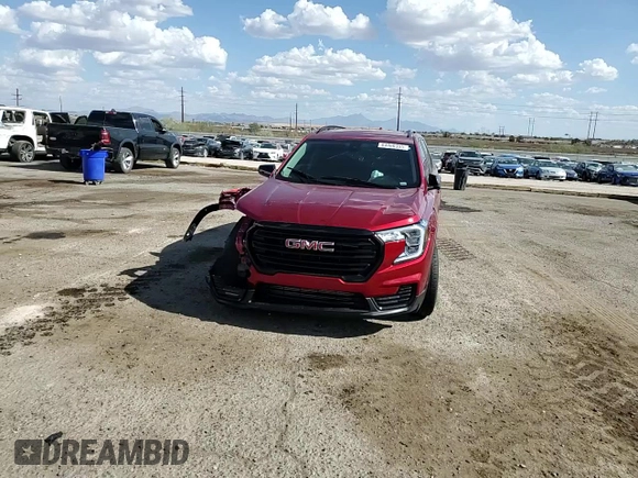 2024 GMC Terrain SLE z VIN 3GKALMEGXRL294861, wystawiony jako Copart lot #64466355 z przebiegiem 17 397 mil mil oraz Szkoda całkowita • Salvage title. Historia ofert i sprzedaży dostępna na DreamBid. Obrazek 14.