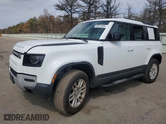 2025 Land Rover Defender S z VIN SALEJ7EX0S2362914, wystawiony jako Copart lot #53817645 z przebiegiem 3 906 mil mil oraz Szkoda całkowita • Salvage title. Historia ofert i sprzedaży dostępna na DreamBid. Obrazek 1.