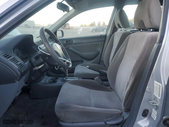 2003 Honda Civic DX with VIN 2HGES16163H513180, listed as a Copart auction lot 42122575 with 190,346 mi miles and Salvage Title. Bid and sale history available at carsss.com. Image 7.