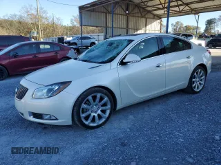 2012 Buick Regal Turbo Premium 3 with VIN 2G4GU5GV3C9176791, listed as a Copart auction lot 83197974 with 179,924 mi miles and Salvage title. Bid and sale history available at DreamBid. Image 1.