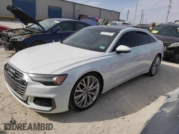 2019 Audi A6 Prestige with VIN WAUM2AF28KN053672, listed as a Copart auction lot 42277333 with 26,675 mi miles. Bid and sale history available at carsss.com. Image 1.