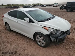 2013 Hyundai Elantra Limited PZEV with VIN 5NPDH4AE4DH454921, listed as a Copart auction lot 49145025 with 81,874 mi miles and Salvage Title. Bid and sale history available at carsss.com. Image 4.