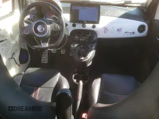 2013 FIAT 500 Abarth with VIN 3C3CFFJH1DT645322, listed as a Copart auction lot 42816075 with 114,007 mi miles and Salvage Title. Bid and sale history available at carsss.com. Image 8.