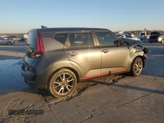 2021 Kia Soul Turbo with VIN KNDJ53AF5M7743289, listed as a Copart auction lot 85521924 with 30,967 mi miles and Salvage Title. Bid and sale history available at DreamBid. Image 3.