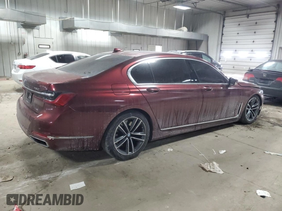 2022 BMW 7 Series 750i xDrive z VIN WBA7U2C04NCG88407, wystawiony jako Copart lot #42753005 z przebiegiem 22 950 mil mil oraz Nie do naprawy • Non repairable. Historia ofert i sprzedaży dostępna na DreamBid. Obrazek 3.