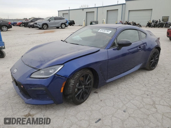 2024 Toyota GR86 Premium with VIN JF1ZNBE1XR8756817, listed as a Copart auction lot 82436794 with 6,307 mi miles and Salvage Title. Bid and sale history available at carsss.com. Image 1.