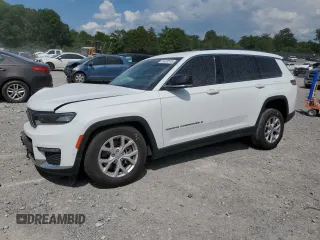 2022 Jeep Grand Cherokee Limited с VIN 1C4RJKBG3N8628329, выставлен на аукционе Copart как лот 61431515 с пробегом 45 983 миль миль и Списание • Salvage title. История ставок и продаж доступна на DreamBid. Изображение 1.