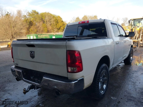 2010 Dodge Ram 1500 SLT with VIN 1D7RV1CT9AS221497, listed as a IAAI auction lot 41532326 with 188,174 mi miles. Bid and sale history available at carsss.com. Image 4.
