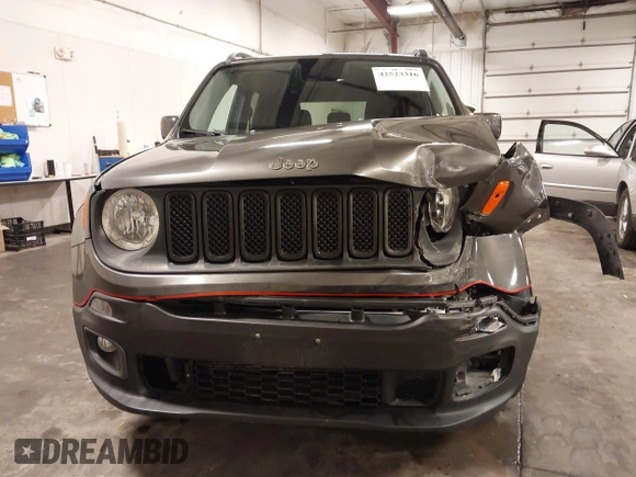 2017 Jeep Renegade Altitude with VIN ZACCJBBB8HPE95509, listed as a IAAI auction lot 42523316 with 163,040 mi miles and . Bid and sale history available at DreamBid. Image 6.