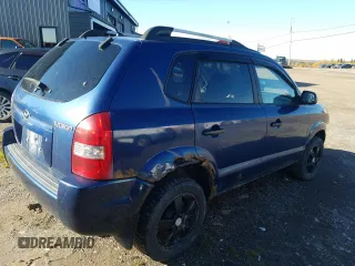 2006 Hyundai Tucson GL with VIN KM8JM72B76U405771, listed as a Copart auction lot 76751074 with 233,649 mi miles and Salvage Title. Bid and sale history available at carsss.com. Image 3.