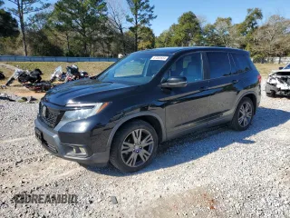 2019 Honda Passport EX-L with VIN 5FNYF7H58KB004635, listed as a Copart auction lot 87083684 with 61,022 mi miles and Salvage Title. Bid and sale history available at carsss.com. Image 1.