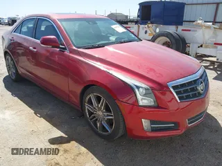 2013 Cadillac ATS Performance with VIN 1G6AC5SXXD0127978, listed as a IAAI auction lot 41852108 with 149,012 mi miles. Bid and sale history available at carsss.com. Image 1.