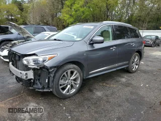 2015 Infiniti QX60 with VIN 5N1AL0MM1FC507436, listed as a Copart auction lot 50399365 with 80,006 mi miles and Salvage Title. Bid and sale history available at carsss.com. Image 1.