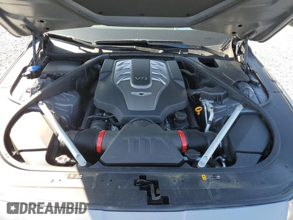 2022 Genesis G90 Ultimate with VIN KMTF54PH0NU096101, listed as a Copart auction lot 49155155 with 24,673 mi miles and Salvage Title. Bid and sale history available at DreamBid. Image 11.