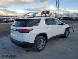 2022 Chevrolet Traverse LT Leather with VIN 1GNEVHKW6NJ105044, listed as a Copart auction lot 86895754 with 0 mi miles and Salvage Title. Bid and sale history available at carsss.com. Image 3.