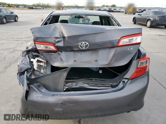 2014 Toyota Camry L with VIN 4T4BF1FKXER342594, listed as a Copart auction lot 50762105 with 161,296 mi miles and Salvage Title. Bid and sale history available at carsss.com. Image 6.
