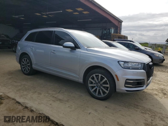 2017 Audi Q7 Premium Plus with VIN WA1LAAF78HD024906, listed as a Copart auction lot 50955025 with 124,894 mi miles and Salvage title. Bid and sale history available at DreamBid. Image 4.