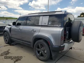 2020 Land Rover Defender HSE with VIN SALE9EEU6L2010232, listed as a Copart auction lot 61043835 with 59,479 mi miles and Salvage title. Bid and sale history available at DreamBid. Image 2.