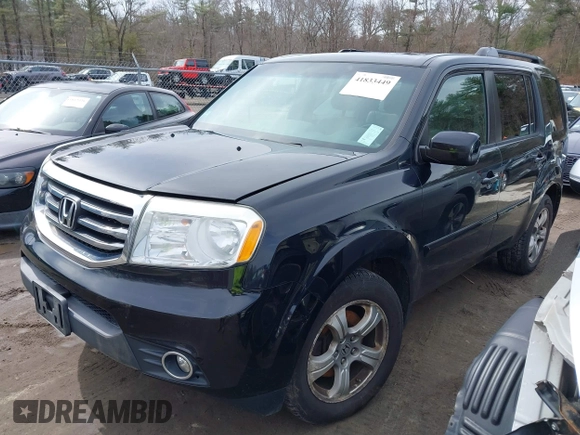 2013 Honda Pilot EX-L with VIN 5FNYF4H54DB062601, listed as a IAAI auction lot 41833449 with 210,766 mi miles. Bid and sale history available at carsss.com. Image 2.