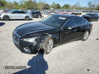2019 Infiniti Q50 Luxe z VIN JN1EV7AP4KM516906, wystawiony jako Copart lot #53291835 z przebiegiem 95 379 mil mil oraz Szkoda całkowita • Salvage title. Historia ofert i sprzedaży dostępna na DreamBid. Obrazek 1.