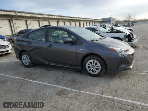 2016 Toyota Prius Two with VIN JTDKBRFU5G3505588, listed as a Copart auction lot 52018155 with 108,538 mi miles and Salvage Title. Bid and sale history available at DreamBid. Image 4.