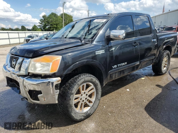 2015 Nissan Titan SL with VIN 1N6BA0EC9FN500417, listed as a Copart auction lot 72916604 with 190,701 mi miles and Salvage Title. Bid and sale history available at carsss.com. Image 1.