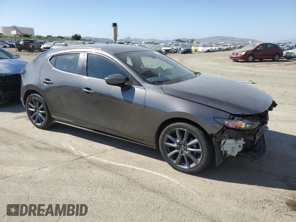 2023 Mazda 3 S Preferred with VIN JM1BPALM4P1611291, listed as a Copart auction lot 53736455 with 45,658 mi miles and Salvage Title. Bid and sale history available at DreamBid. Image 4.