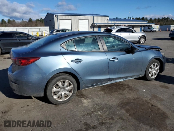 2015 Mazda 3 i SV with VIN JM1BM1T70F1228921, listed as a Copart auction lot 80204274 with 165,845 mi miles and Salvage Title. Bid and sale history available at DreamBid. Image 3.