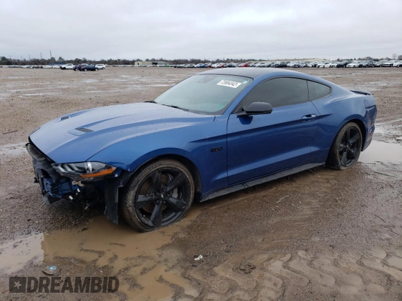 2022 Ford Mustang GT with VIN 1FA6P8CF7N5106126, listed as a Copart auction lot 72684342 with 16,867 mi miles. Bid and sale history available at carsss.com. Image 1.