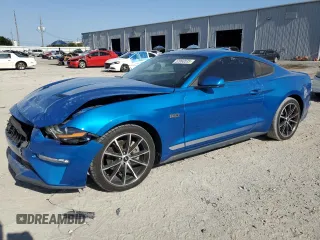 2021 Ford Mustang EcoBoost z VIN 1FA6P8TH9M5117788, wystawiony jako Copart lot #57060535 z przebiegiem 68 359 mil mil oraz Szkoda całkowita • Salvage title. Historia ofert i sprzedaży dostępna na DreamBid. Obrazek 1.