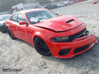 2020 Dodge Charger Scat Pack with VIN 2C3CDXGJ0LH181288, listed as a IAAI auction lot 41501822 with 48,382 mi miles. Bid and sale history available at carsss.com. Image 1.