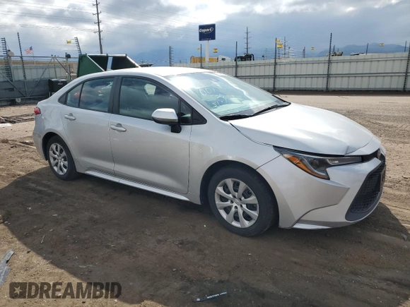 2022 Toyota Corolla LE with VIN 5YFEPMAE4NP316730, listed as a Copart auction lot 52036075 with Not Provided miles and Non Repairable. Bid and sale history available at carsss.com. Image 4.