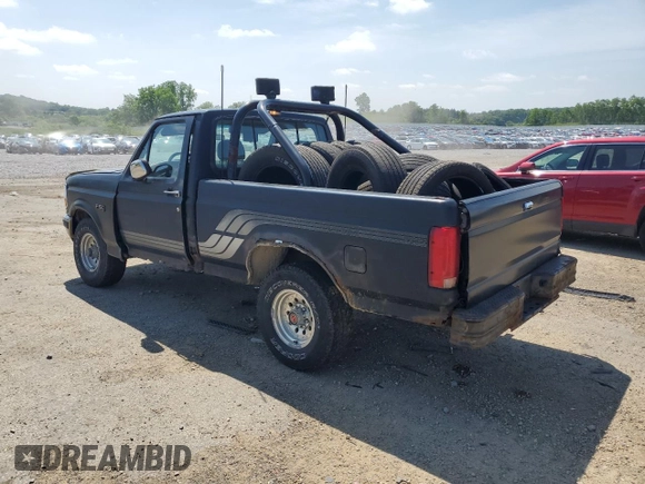 1992 Ford F-150 with VIN 1FTEF14N5NLA13140, listed as a Copart auction lot 61419835 with 180,090 mi miles and Clean title. Bid and sale history available at DreamBid. Image 2.