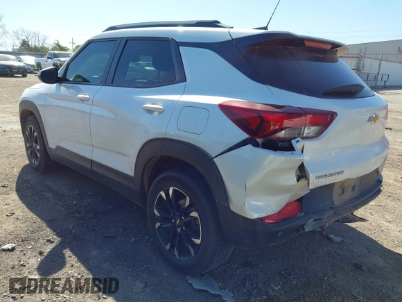 2021 Chevrolet TrailBlazer LT with VIN KL79MPSL1MB165042, listed as a IAAI auction lot 42014075 with 97,899 mi miles and . Bid and sale history available at DreamBid. Image 3.