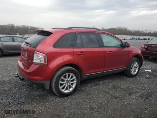 2010 Ford Edge SEL with VIN 2FMDK4JC1ABB55809, listed as a Copart auction lot 49947565 with 184,538 mi miles and Salvage Title. Bid and sale history available at carsss.com. Image 3.