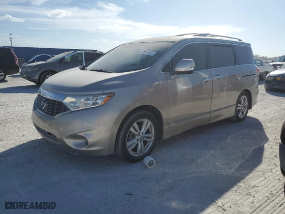 2012 Nissan Quest LE with VIN JN8AE2KP2C9049037, listed as a Copart auction lot 76486954 with NaN miles and Salvage Title. Bid and sale history available at carsss.com. Image 1.