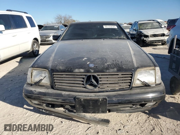 1998 Mercedes-Benz SL-Class with VIN WDBFA67FXWF163330, listed as a Copart auction lot 86125234 with 119,191 mi miles and Clean Title. Bid and sale history available at carsss.com. Image 5.