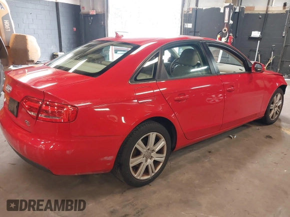 2010 Audi A4 2.0T Premium with VIN WAUBFAFL7AN011884, listed as a IAAI auction lot 41901394 with 120,108 mi miles. Bid and sale history available at carsss.com. Image 4.