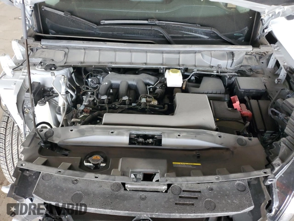 2024 Nissan Pathfinder S with VIN 5N1DR3AA0RC309202, listed as a Copart auction lot 55341725 with 9,549 mi miles and Salvage title. Bid and sale history available at DreamBid. Image 12.