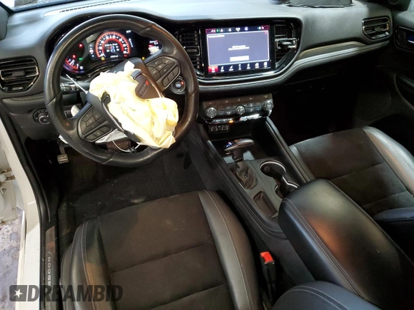 2021 Dodge Durango GT Plus with VIN 1C4RDJDGXMC884025, listed as a Copart auction lot 53648455 with 47,579 mi miles and Salvage title. Bid and sale history available at DreamBid. Image 8.