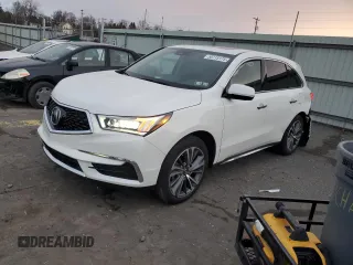 2019 Acura MDX w/Technology Pkg with VIN 5J8YD4H55KL020147, listed as a Copart auction lot 50715175 with 48,882 mi miles and Salvage Title. Bid and sale history available at carsss.com. Image 1.