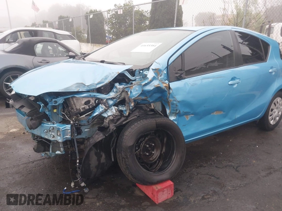 2015 Toyota Prius One with VIN JTDKDTB3XF1112555, listed as a IAAI auction lot 41655384 with 165,551 mi miles and . Bid and sale history available at carsss.com. Image 6.