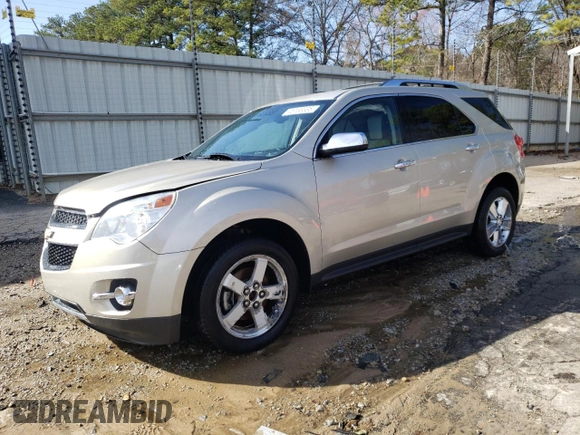 2013 Chevrolet Equinox LTZ with VIN 2GNALFEK7D1198859, listed as a Copart auction lot 45163335 with 71,797 mi miles and Salvage Title. Bid and sale history available at carsss.com. Image 1.