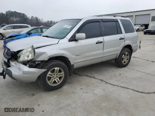 2004 Honda Pilot EX with VIN 2HKYF18584H540096, listed as a Copart auction lot 46114295 with 278,775 mi miles and Salvage Title. Bid and sale history available at carsss.com. Image 1.