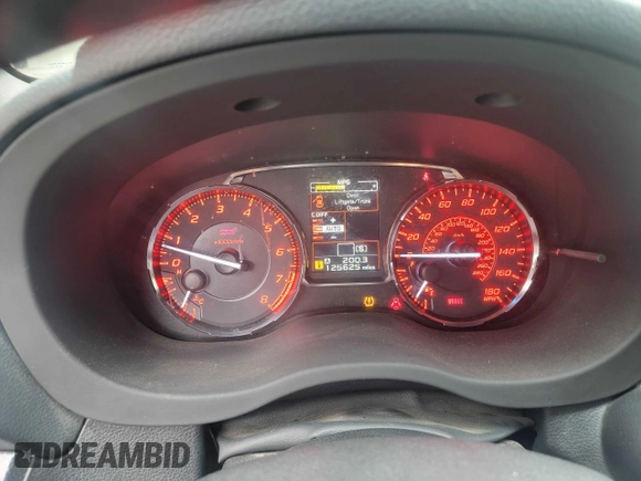 2016 Subaru WRX STI Limited with VIN JF1VA2Z66G9810377, listed as a Copart auction lot 63947825 with 125,625 mi miles and Clean title. Bid and sale history available at DreamBid. Image 8.