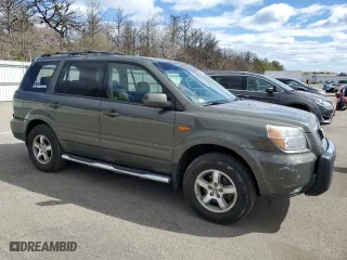2008 Honda Pilot EX-L with VIN 5FNYF18598B030649, listed as a Copart auction lot 53599125 with 169,525 mi miles and Salvage Title. Bid and sale history available at carsss.com. Image 4.