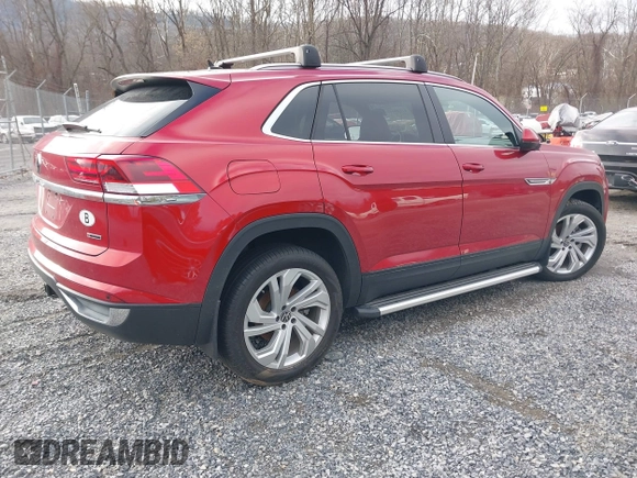 2021 Volkswagen Atlas SEL with VIN 1V2BE2CA7MC209782, listed as a IAAI auction lot 41148446 with 38,099 mi miles and . Bid and sale history available at DreamBid. Image 4.